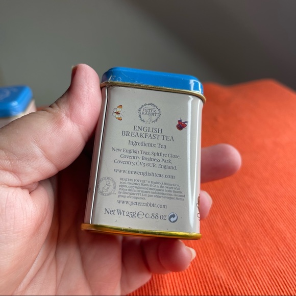 Beatrix Potter Peter Rabbit Mini Tea Tins Easter Spring - Picture 8 of 8